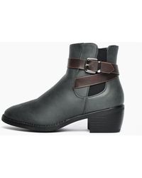 Divaz - Farrah Vegan Zip Boots - Lyst