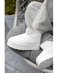 Where's That From - Wheres 'Calla' Flatform Fur Lining Ankle Boot - Lyst