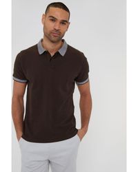 Threadbare - 'Dunkin' Popcorn Cotton Jersey Polo Shirt - Lyst