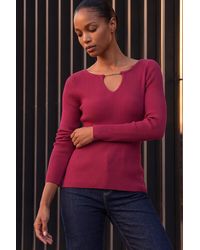 Roman - Chain Neck Jumper - Lyst