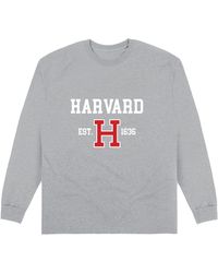 Park Fields - Harvard University Est 1636 Heather Sweatshirt Cotton - Lyst