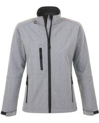 Sol's - Ladies Roxy Soft Shell Jacket (Breathable, Windproof And Water Resistant) Marl) - Lyst