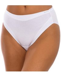 Janira - Onzichtbare Slipjes Brislip Cotton Band Elastische Stof 1031862 Vrouw - Lyst