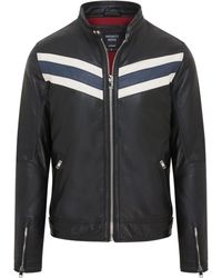 Infinity Leather - Café Racer Biker Jacket - Lyst