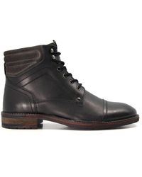 Dune - Capri Casual Leather Lace-Up Boots - Lyst