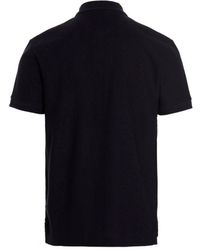 Burberry - Branded Circle Logo Coal Polo Shirt - Lyst