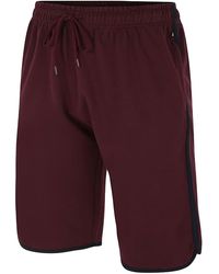 KAM Jeanswear - Kam Shorts With Side Stripe Cotton Blend Gym - Lyst