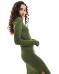 Vero Moda - Rib Jersey Maxi Dress - Lyst