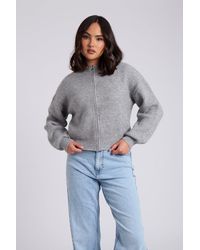 Urban Bliss - Zip Through Cardigan - Lyst