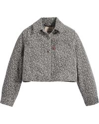 Levi's - Levi's Wellthread Bloemen Denim Jacket (Lichte Wassing) - Lyst