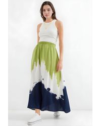 Bigdart - Gradient Maxi Skirt With Elastic Waist - Lyst