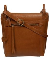 NiNa Amora - 'Orla' Dark Leather Shoulder Bag - Lyst