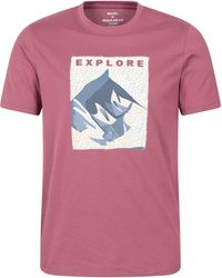 Mountain Warehouse - 'Explore' Graphic T-Shirt Sun Protection Breathable Everyday Tee Cotton - Lyst