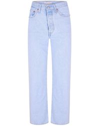 Levi's - Levi's Ribcage Straight Ankle Noe Dar - Lyst
