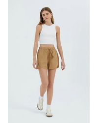 Hiccup - Muslin High Waist Elastic Drawstring Shorts - Lyst