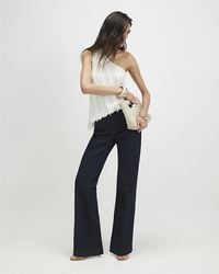 River Island - Bootcut Jeans Mid Rise Denim Cotton - Lyst
