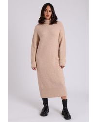 Urban Bliss - Roll Neck Midi Dress - Lyst
