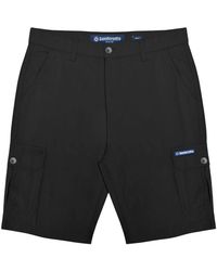 Lambretta - Rubberised Logo Cargo Shorts - Lyst