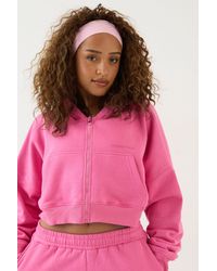 DSGN Studio - Boxy Crop Zip Through Hoodie - Lyst