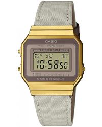 G-Shock - Collection Vintage Watch A700Wegl-7Aef Fabric - Lyst
