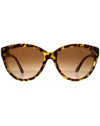 Michael Kors - Cat Eye Dark Tortoise On Clear Gradient Mk2158 - Lyst