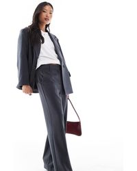 Vero Moda - Tailored Herringbone Wide Leg Co-Ord Trousers - Lyst