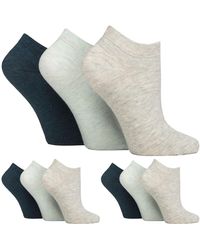 IOMI - 9 Pack Diabetic Trainer Socks - Lyst