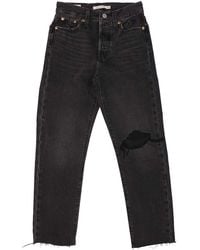 Levi's - Levi's Wedgie Straight Leg Five Pocket Jeans - Lyst