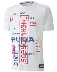 PUMA - X The Hundreds Regular Fit Cotton T-Shirt 596750 52 - Lyst