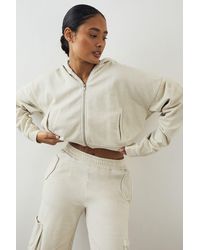 DSGN Studio - Premium Heavyweight Washed Boxy Zip Through Hoodie - Lyst
