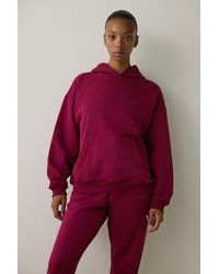 Penti - Oversized Cotton Hooded Sweatshirt With Pocket - Lyst