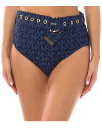 Michael Kors - High-Waist Bikini Bottom Mm2N025 - Lyst