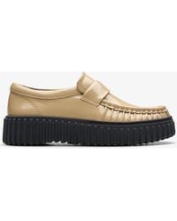 Clarks - Torhill Mocc Patent Shoes - Lyst