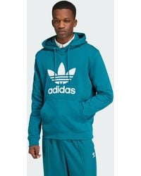 adidas - Adicolor Classics Trefoil Hoodie - Lyst