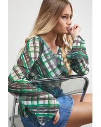 Warehouse - Chiffon Asymmetric Gathered Waist Top - Lyst