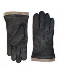 Infinity Leather - Italian Warm Wool Lining Winter Riding Driving Casual Gloves - Lyst
