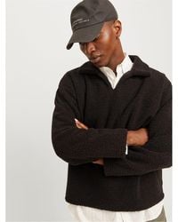 Jack & Jones - Teddy Crew Neck Jumper - Lyst