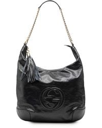 Gucci - Pre-Owned Patent Soho Shoulder Bag - Lyst