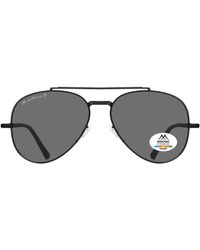 Montana - Aviator Shiny Smoke Polarized Mp185 Metal - Lyst