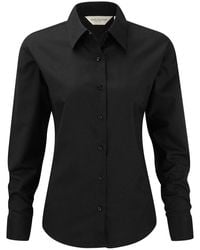 Russell - Collection Ladies/ Long Sleeve Easy Care Oxford Shirt - Lyst