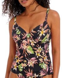 Freya - Savanna Sunset Plunge Tankini Top - Lyst