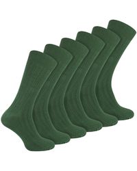 Sock Snob - Plain Coloured Cotton Rich Ribbed Dress Socks - Lyst