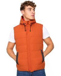 Crosshatch - Kampleys Embossed Gilet - Lyst