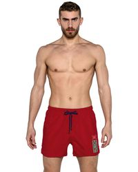 Munich - Short Swimsuit With Mesh Lining Muharbourred02 - Lyst