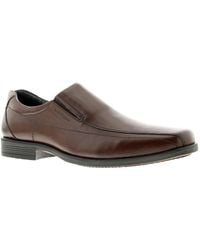 Hush Puppies - Brody Slip On Leather Smart Shoes - Lyst