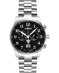 Junkers Original - 6686M-2 Quartz Watch 42Mm Dial Stainless Steel Bracelet, Luminous Numerals, Date Window, 10Atm Water Resistant - Lyst
