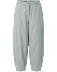 Secret Label - Linen Blend Barrel Leg Trousers - Lyst