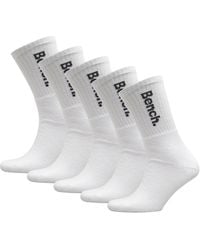 Bench - 5 Pairs Crew Cotton Socks - Lyst