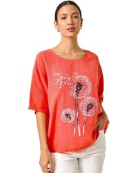 Roman - Dandelion Hotfix Tunic Top - Lyst