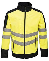 Regatta - Hi Vis Pro Reflective Softshell Work Jacket (geel/zwaar) - Lyst